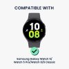Kwmobile Strap για Samsung Galaxy Watch 5/Galaxy Watch 5 Pro/Galaxy Watch 4, Black, Silicone, KWM0000257F001C