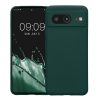 Θήκη Kwmobile για Google Pixel 8, Σκούρο Πράσινο, Σιλικόνη, KWM0000208L014C