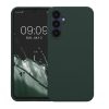 Θήκη Kwmobile για Samsung Galaxy A25, Σκούρο Πράσινο, Σιλικόνη, KWM000021MV012C