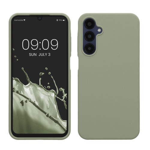 Θήκη Kwmobile για Samsung Galaxy A25, Ανοιχτό Πράσινο, Σιλικόνη, KWM000021MV013C