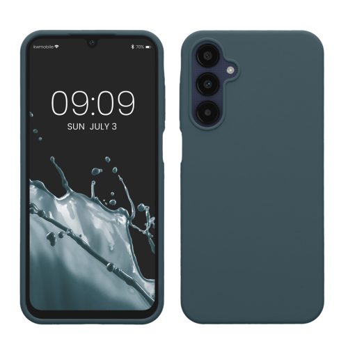 Θήκη Kwmobile για Samsung Galaxy A25, Σκούρο Πράσινο, Σιλικόνη, KWM000021MV016C