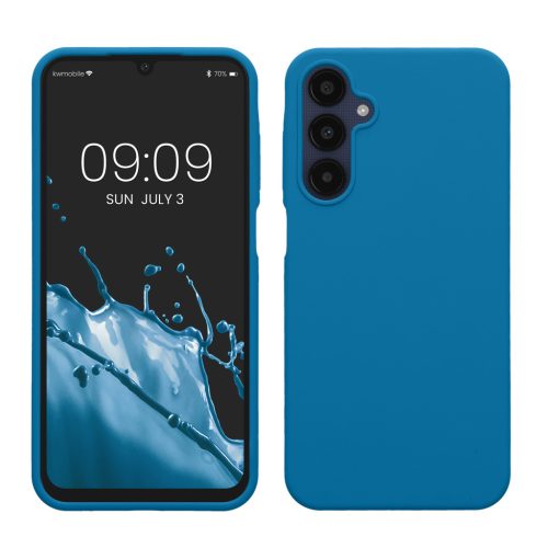 Θήκη Kwmobile για Samsung Galaxy A25, Μπλε, Σιλικόνη, KWM000021MV018C