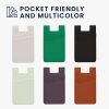 Σετ 3 Card Pocket Kwmobile για τηλέφωνα, Μαύρο, Silicon, KWM000020KG001C