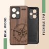 Θήκη Kwmobile για Xiaomi Redmi Note 13 Pro Plus 5G, Καφέ, Ξύλο, KWM000020KL001C