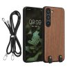 Θήκη Kwmobile για Samsung Galaxy S23, Καφέ, Ξύλο, KWM000021OG001C