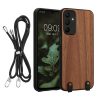 Θήκη Kwmobile για Samsung Galaxy A15 5G, Καφέ, Ξύλο, KWM000021OJ001C