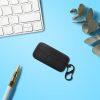 Θήκη ακουστικών Kwmobile για EarFun Free Pro 3, Μαύρη, Σιλικόνη, KWM0000258A001C