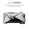 Κάλυμμα Kwmobile για εκτυπωτή Epson EcoTank ET-2856/EcoTank ET-2850, Γκρι/Μαύρο, Πλαστικό, KWM0000192D002C