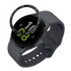 Kwmobile Dial Frame για Samsung Galaxy Watch 5, Μαύρο/Ασημί, Αλουμίνιο, KWM0000259A001C