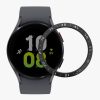Kwmobile Dial Frame για Samsung Galaxy Watch 5, Μαύρο/Ασημί, Αλουμίνιο, KWM0000259A001C