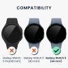 Kwmobile Dial Frame για Samsung Galaxy Watch 5, Μαύρο/Ασημί, Αλουμίνιο, KWM0000259A001C