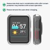 Σετ 2 καλύμματα Kwmobile με τζάμι ασφαλείας για Huawei Watch D, Διαφανές/Πράσινο, Πλαστικό, KWM000015ER005C