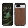 Θήκη Kwmobile για Google Pixel 8a, Καφέ, Ξύλο/Σιλικόνη, KWM000020KR001C