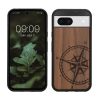 Θήκη Kwmobile για Google Pixel 8a, Καφέ, Ξύλο/Σιλικόνη, KWM000020KV001C