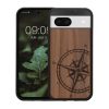 Θήκη Kwmobile για Google Pixel 8a, Καφέ, Ξύλο/Σιλικόνη, KWM000020KV001C