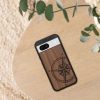 Θήκη Kwmobile για Google Pixel 8a, Καφέ, Ξύλο/Σιλικόνη, KWM000020KV001C