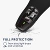 Θήκη τηλεχειριστηρίου Kwmobile για Logitech R 400, Μαύρη, Σιλικόνη, KWM0000259M001C