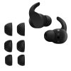 Σετ 6 Συμβουλές αντικατάστασης Kwmobile για Beats Fit Pro, Μαύρο, Σιλικόνη, KWM0000259Q001C