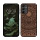 Θήκη Kwmobile για Samsung Galaxy A15 5G, Σκούρο Καφέ, Ξύλο, KWM000021PM002C