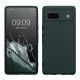 Θήκη Kwmobile για Google Pixel 7a, Σκούρο Πράσινο, Σιλικόνη, KWM000019YF018C