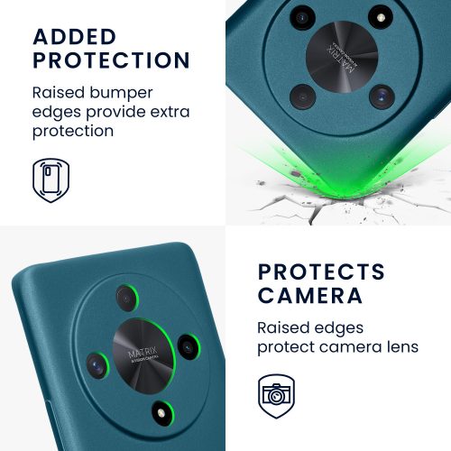 Θήκη Kwmobile για Honor Magic6 Lite/X9b, Μπλε, Σιλικόνη, KWM000020LH001C