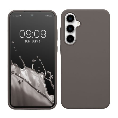 Θήκη Kwmobile για Samsung Galaxy A35, Μπεζ, Σιλικόνη, KWM000021PA008C