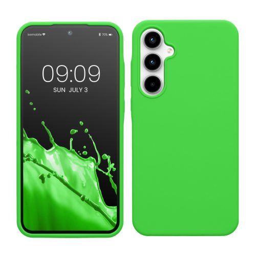 Θήκη Kwmobile για Samsung Galaxy A35, Πράσινη, Σιλικόνη, KWM000021PA009C
