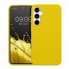 Θήκη Kwmobile για Samsung Galaxy A35, Κίτρινη, Σιλικόνη, KWM000021PA010C