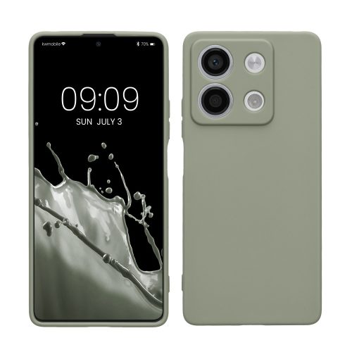 Θήκη Kwmobile για Xiaomi Redmi Note 13, Πράσινη, Σιλικόνη, KWM000020LK003C