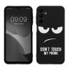Θήκη Kwmobile για Samsung Galaxy A15 5G, Μαύρη/Λευκή, Σιλικόνη, KWM000021QA001C