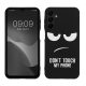 Θήκη Kwmobile για Samsung Galaxy A15 5G, Μαύρη/Λευκή, Σιλικόνη, KWM000021QA001C