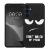 Θήκη Kwmobile για Samsung Galaxy A25, Μαύρο/Λευκό, Σιλικόνη, KWM000021QB001C