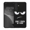 Θήκη Kwmobile για Samsung Galaxy S24, Μαύρο/Λευκό, Σιλικόνη, KWM000021QE001C