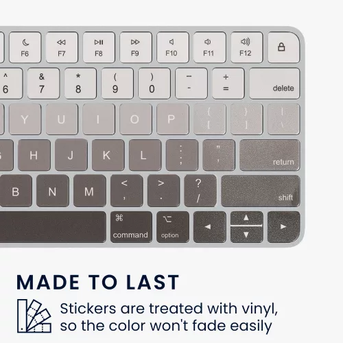 Αυτοκόλλητο πληκτρολογίου Kwmobile για Apple Magic Keyboard, Πολύχρωμο, Πλαστικό, KWM000025CS002C