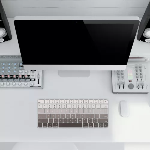 Αυτοκόλλητο πληκτρολογίου Kwmobile για Apple Magic Keyboard, Πολύχρωμο, Πλαστικό, KWM000025CS002C