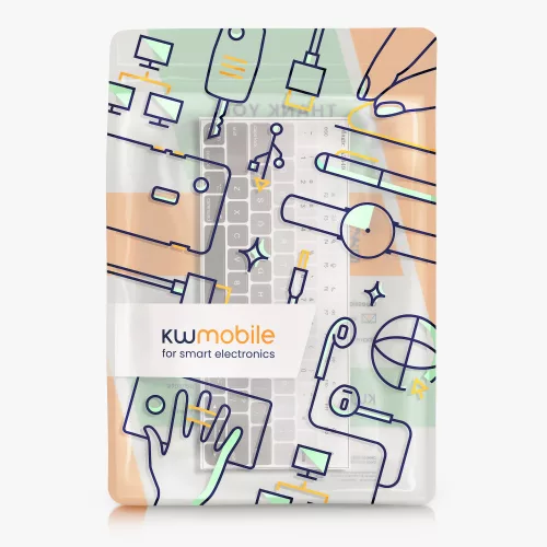 Αυτοκόλλητο πληκτρολογίου Kwmobile για Apple Magic Keyboard, Πολύχρωμο, Πλαστικό, KWM000025CS002C