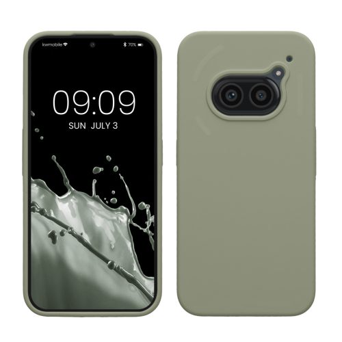 Θήκη Kwmobile για το τηλέφωνο 2a/Phone 2a Plus, ανοιχτό πράσινο, σιλικόνη, KWM000020LP003C