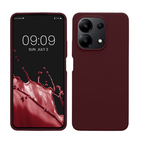 Θήκη Kwmobile για Xiaomi Redmi Note 13, Μωβ, Σιλικόνη, KWM000020LS004C