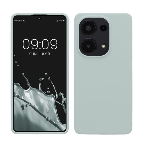 Θήκη Kwmobile για Xiaomi Redmi Note 13 Pro, ανοιχτό πράσινο, σιλικόνη, KWM000020LT005C
