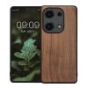 Θήκη Kwmobile για Xiaomi Redmi Note 13 Pro, Καφέ, Ξύλο/Σιλικόνη, KWM000020LV001C