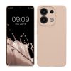 Θήκη Kwmobile για Xiaomi Redmi Note 13, Κρεμ, Σιλικόνη, KWM000020LW002C