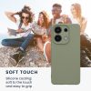 Θήκη Kwmobile για Xiaomi Redmi Note 13, Ανοιχτό Πράσινο, Σιλικόνη, KWM000020LW003C