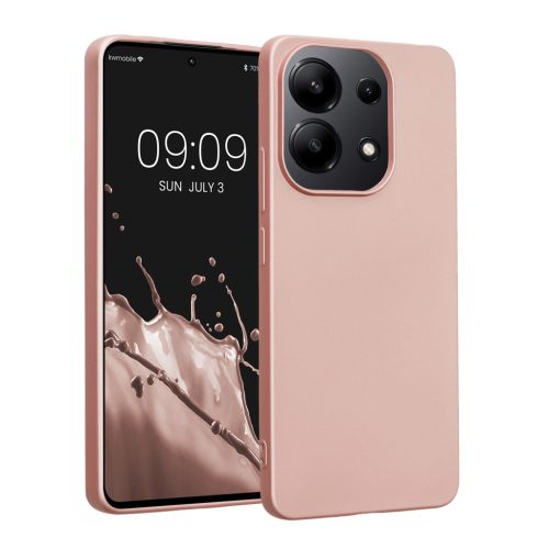 Θήκη Kwmobile για Xiaomi Redmi Note 13, Ροζ, Σιλικόνη, KWM000020LX002C