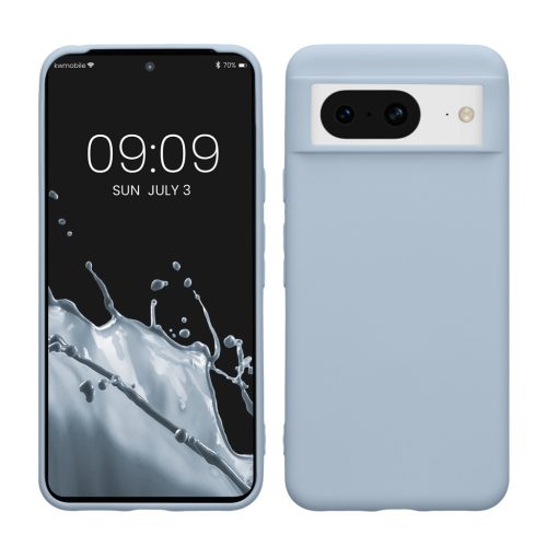 Θήκη Kwmobile για Google Pixel 8, Ανοιχτό μπλε, Σιλικόνη, KWM0000208H017C