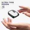 Σετ 2 θηκών Kwmobile με γυαλί ασφαλείας για Xiaomi Redmi Watch 3 Active / Redmi Watch 3 Lite, Μαύρο/Σκούρο Μπλε, Πλαστικό, KWM000024ZD003C
