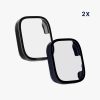Σετ 2 θηκών Kwmobile με γυαλί ασφαλείας για Xiaomi Redmi Watch 3 Active / Redmi Watch 3 Lite, Μαύρο/Σκούρο Μπλε, Πλαστικό, KWM000024ZD003C