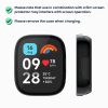 Σετ 2 θηκών Kwmobile με γυαλί ασφαλείας για Xiaomi Redmi Watch 3 Active / Redmi Watch 3 Lite, Μαύρο/Σκούρο Μπλε, Πλαστικό, KWM000024ZD003C