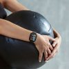 Σετ 2 θηκών Kwmobile με γυαλί ασφαλείας για Xiaomi Redmi Watch 3 Active / Redmi Watch 3 Lite, Μαύρο/Σκούρο Μπλε, Πλαστικό, KWM000024ZD003C