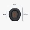 Σετ 2 μαξιλαριών αυτιού Kwmobile για JBL Quantum 100X/Quantum 100, Σκούρο Γκρι, Οικολογικό Δέρμα, KWM000025CW001C