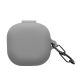 Θήκη ακουστικών Kwmobile για Samsung Galaxy Buds FE, Dark Grey, Silicone, KWM000025DI001C